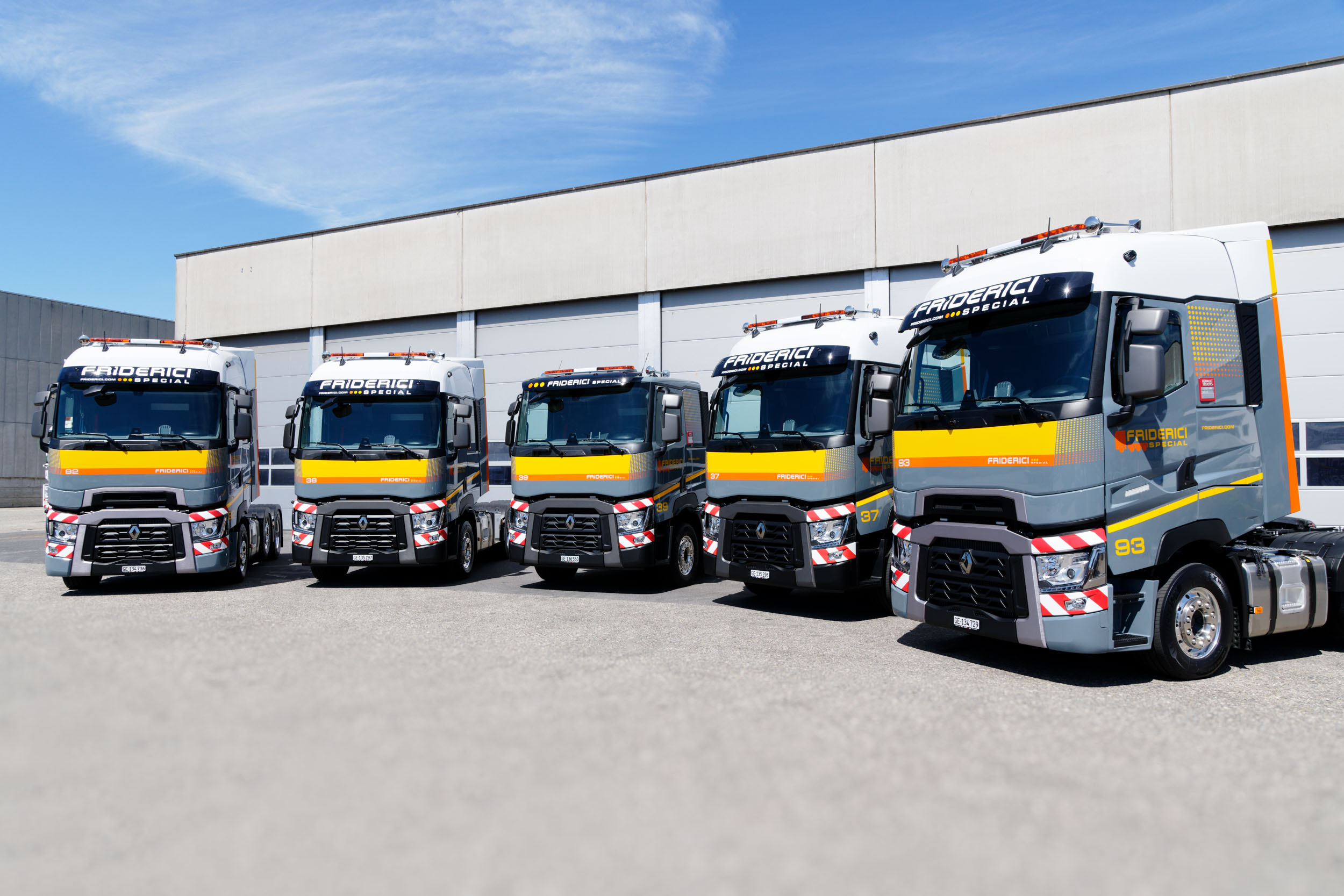 Renault Trucks Spezialtransporte Friderici TIR transNews