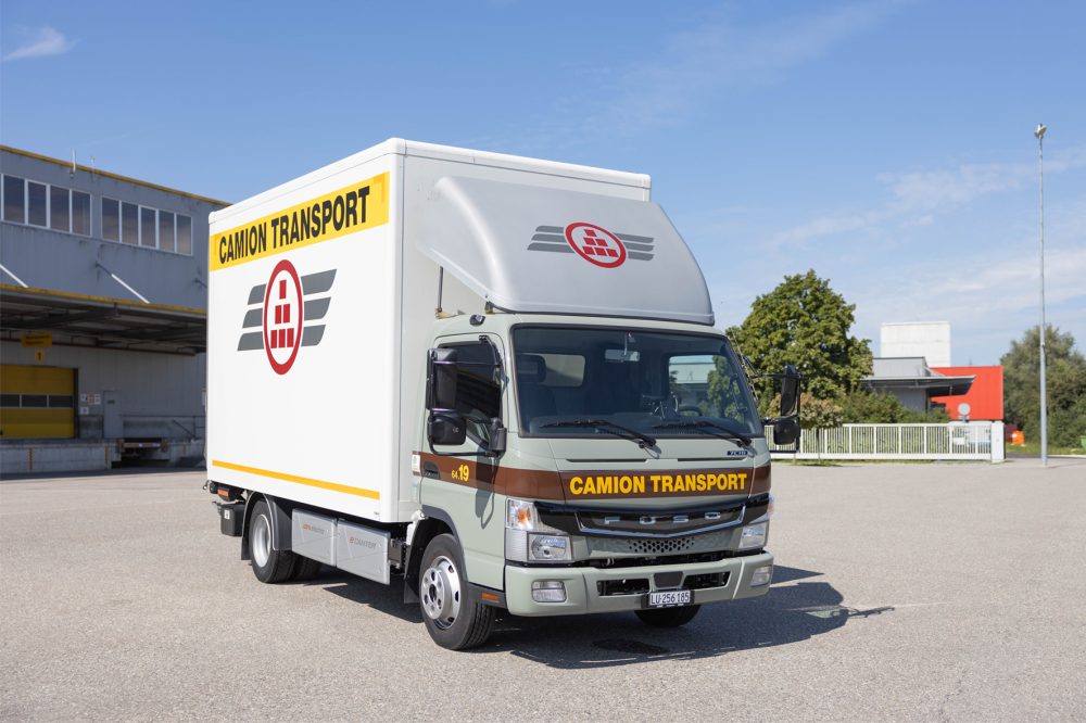 Camion Transport AG Innovationsflotte 2021 FUSO eCanter TIR transNews