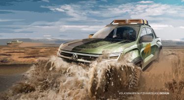 Designskizze neuer VW Amarok aus Südafrika TIR transNews