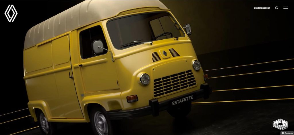 Renault virtuelles Museum Estafette TIR transNews