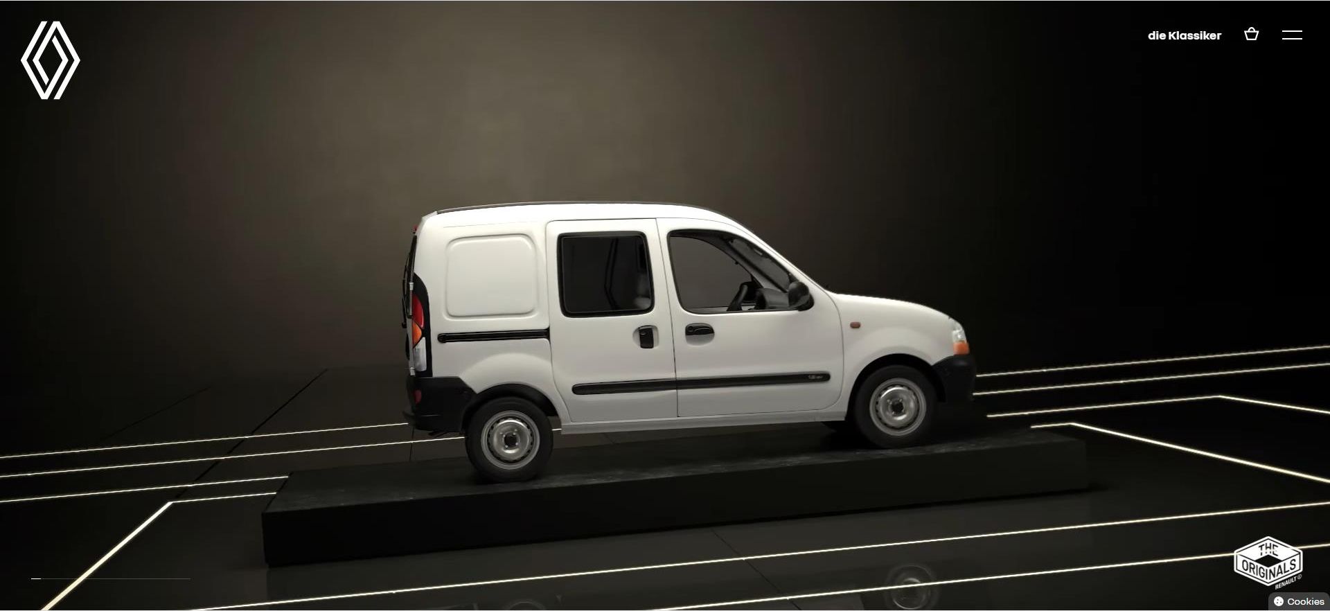 Renault virtuelles Museum Kangoo TIR transNews