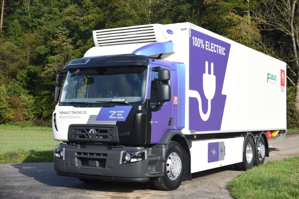 Renault Trucks D Wide Z.E. mit E-PTO TIR transNews