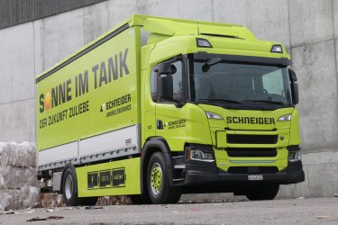 Scania 25P B 4x2 NB Battery Electric Vehicle BEV Schneider Umweltservice AG TIR transNews