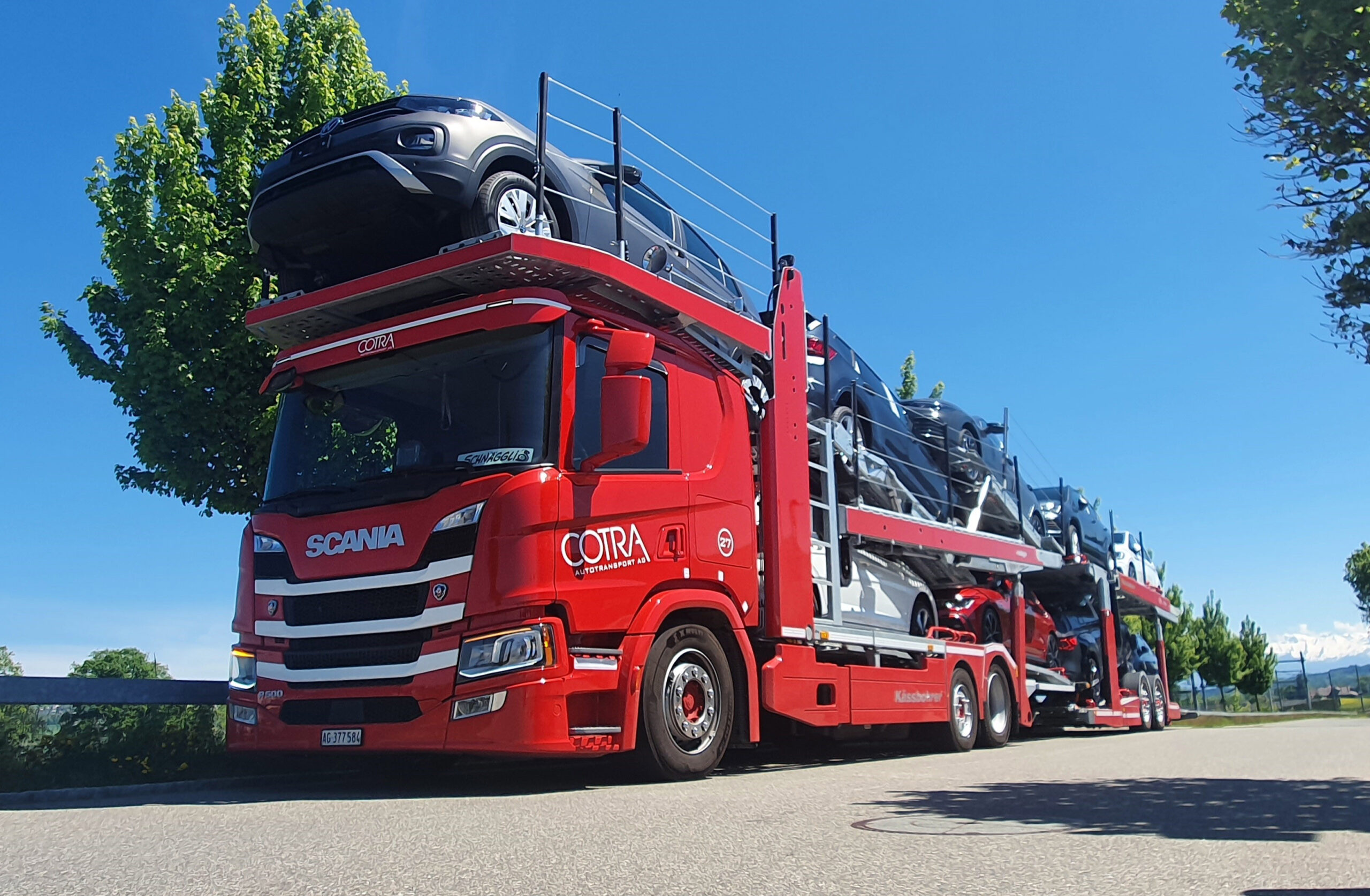 Scania Autotransporter Cotra TIR transNews