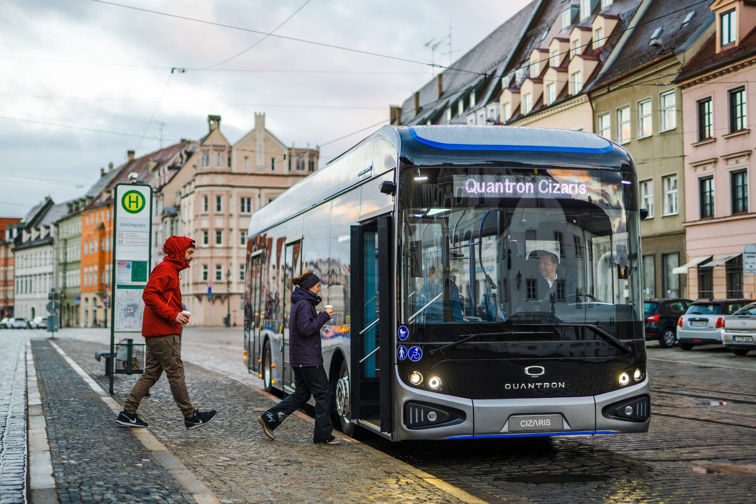 Quantron Cizaris 12 m Elektrobus TIR transNews