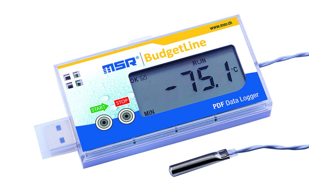 Kühlkette lückenlos überwachen Temperatur-Datenlogger MSR86