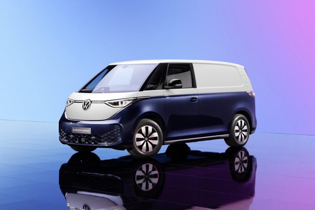 VW E-Bulli ID. Buzz Cargo TIR transNews