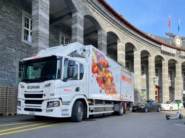 Migros Zürich Nachhaltigkeitsprogramm M Scania TIR transNews