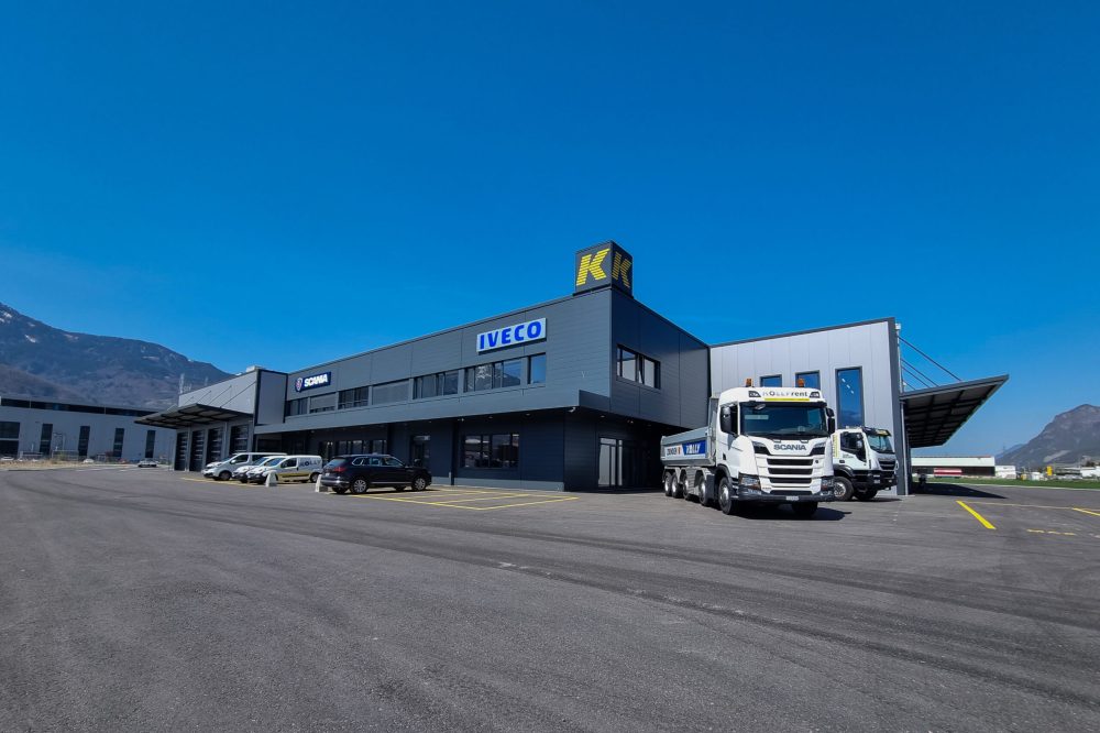 Garage Kolly Aigle SA Scania Iveco TIR transNews