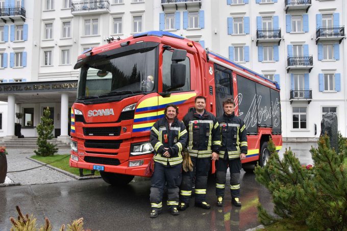 Scania Stützpunkt-Feuerwehr St. Moritz TIR transNews