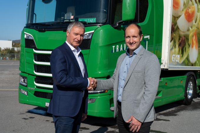 Traveco Brennstoffzellen-LKW Schweiz TIR transNews