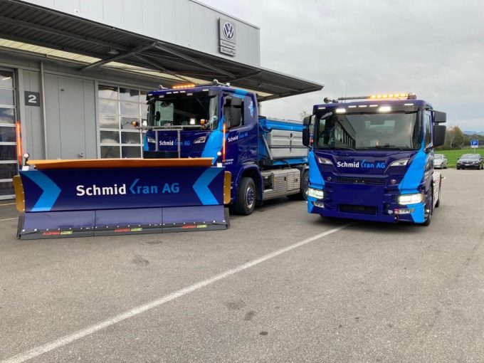 Scania Super Schmid Grüningen TIR transNews