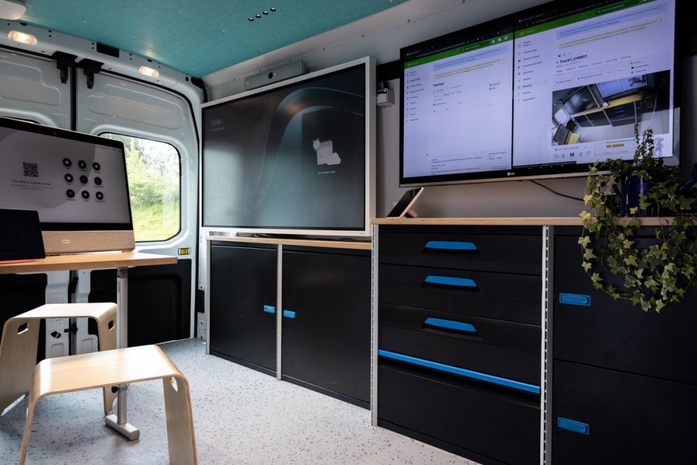 Hybrid Work Showcase Cisco Ford E-Transit TIR transNews