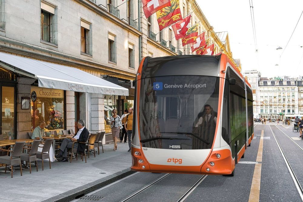 Hess lighTram 19 TOSA für Lyon und Genf TIR transNews