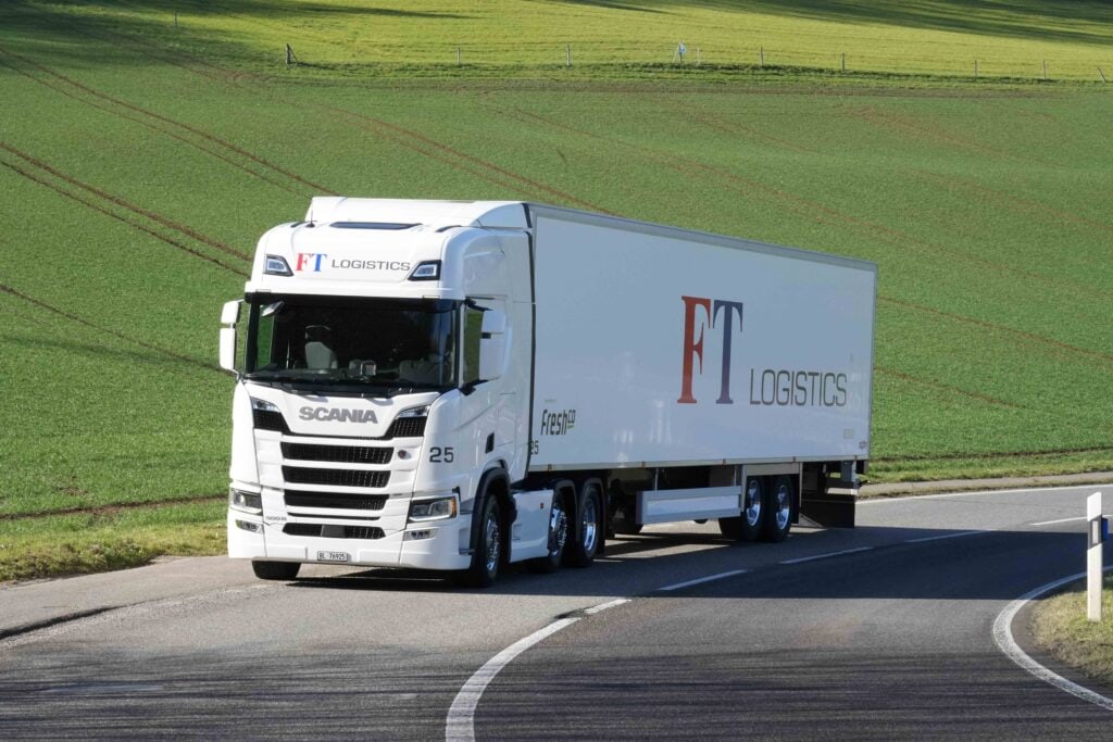 FT Logistics AG Pratteln Scania 500R A 6×2/4 NA TIR transNews