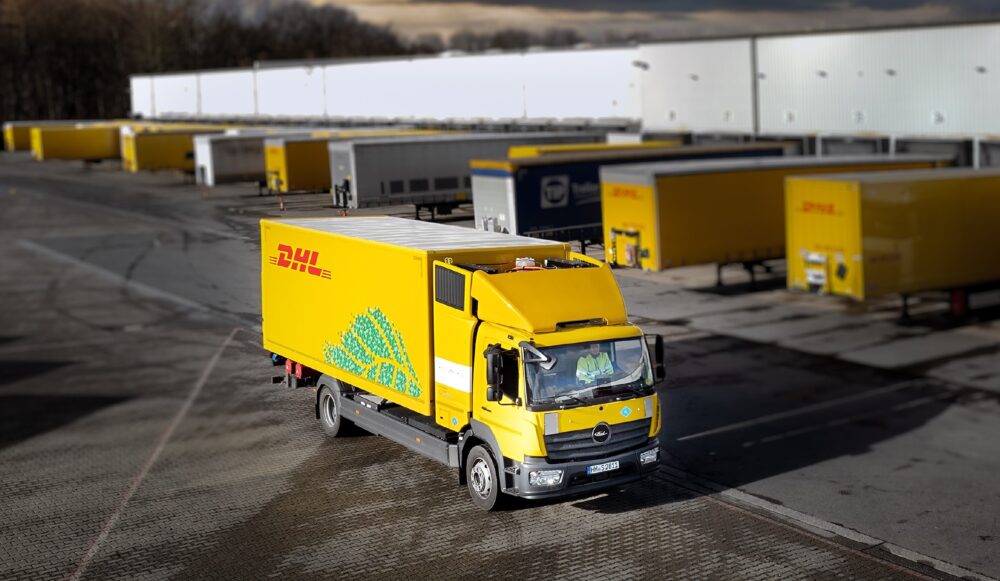 DHL Group Paul Hydrogen Truck Shell Atego TIR transNews