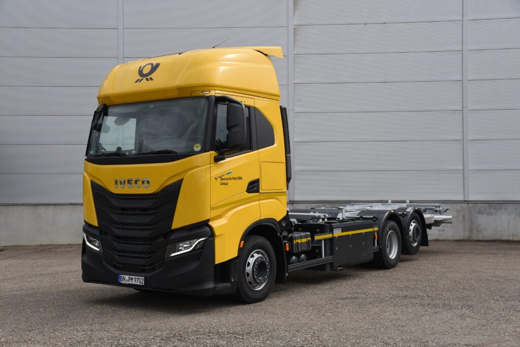 Iveco S-Way CNG Wechselfahrgestell DHL Group Deutschland TIR transNews