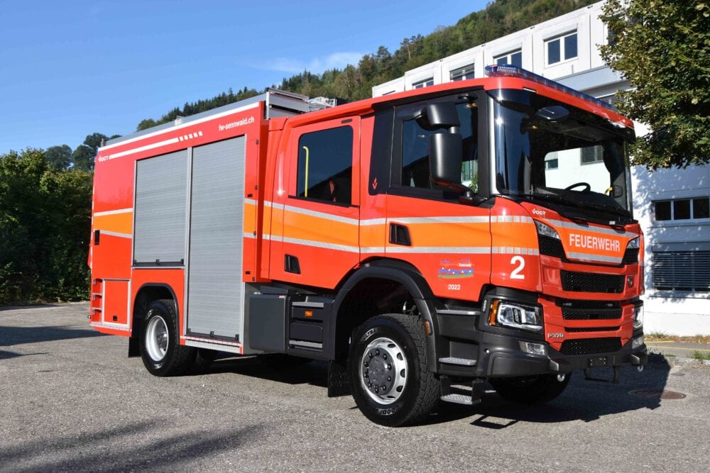 Feuerwehr Sennwald Scania TIR transNews
