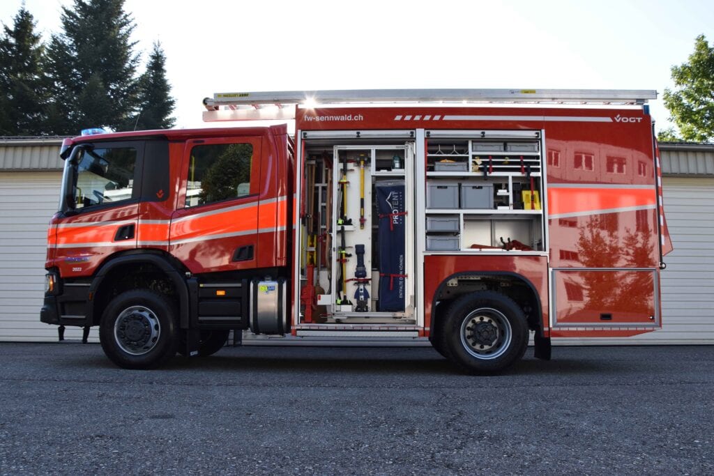 Feuerwehr Sennwald Scania TIR transNews