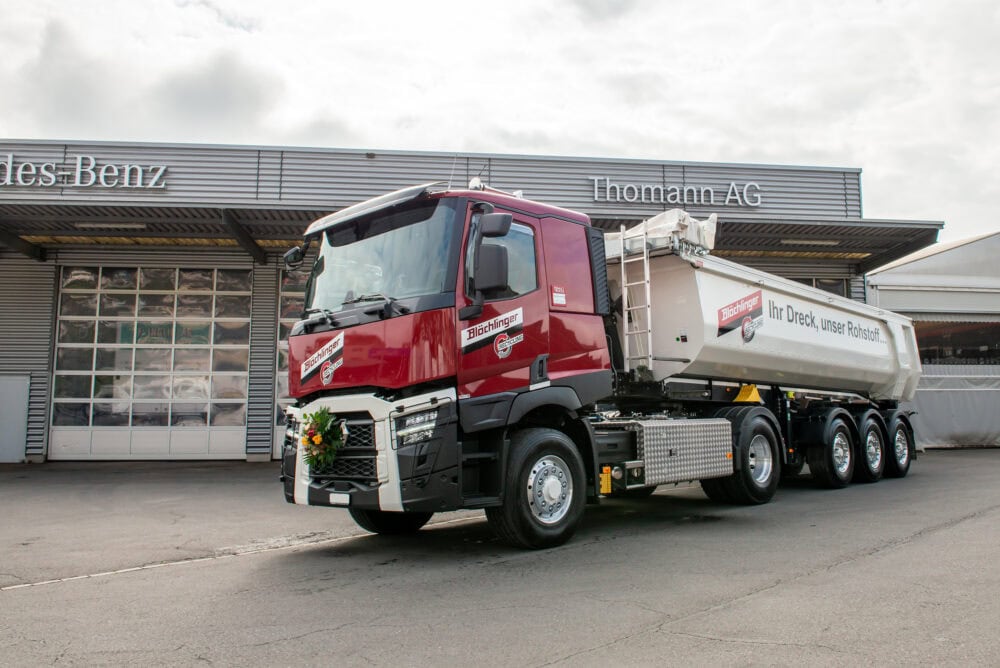 Renault Trucks C520 T4×2 Blöchlinger TIR transNews