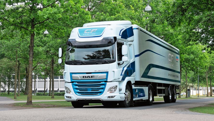 Mit dem CF Electric war DAF 2018 der erste OEM mit einem vollelektrischen Lastwagen im Angebot.