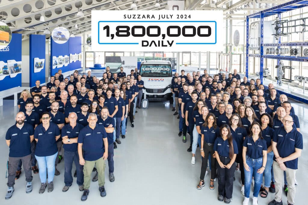 Iveco eDaily Tesco Suzzara TIR transNews