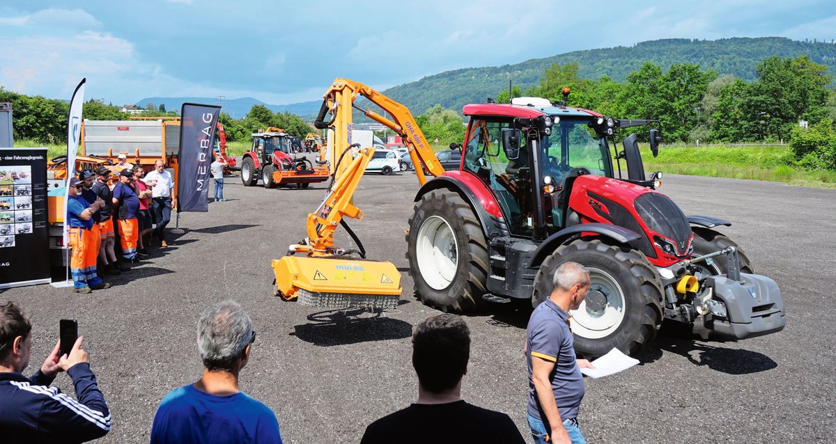 Als neue Sparte der GVS-Agrar-Gruppe zeigte GVS Municipal ein Traktorenportfolio, das sämtliche Einsatzbereiche mit den vielfältigen Böschungsmähern abdeckt.