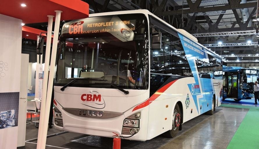 Gebraucht in einer Null-Emissionen- Zukunft: CBM und Retrofleet wandeln Dieselbusse in BEV um.