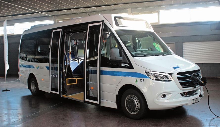 Widera Connect zeigte einen Elektro-Minibus von Altas.