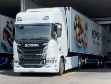 BEV Scania 40R A 4×2 NB ROmer's Hausbäckerei AG TIR tansNews